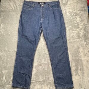 Plugg Jeans Men 40x32 Blue Straight Leg‎ 100% Cotton Medium Wash 7516 Denim